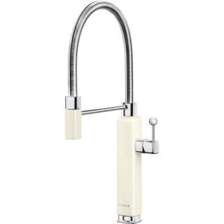Smeg MDF50CR Retro Armatür Spiralli Krem
