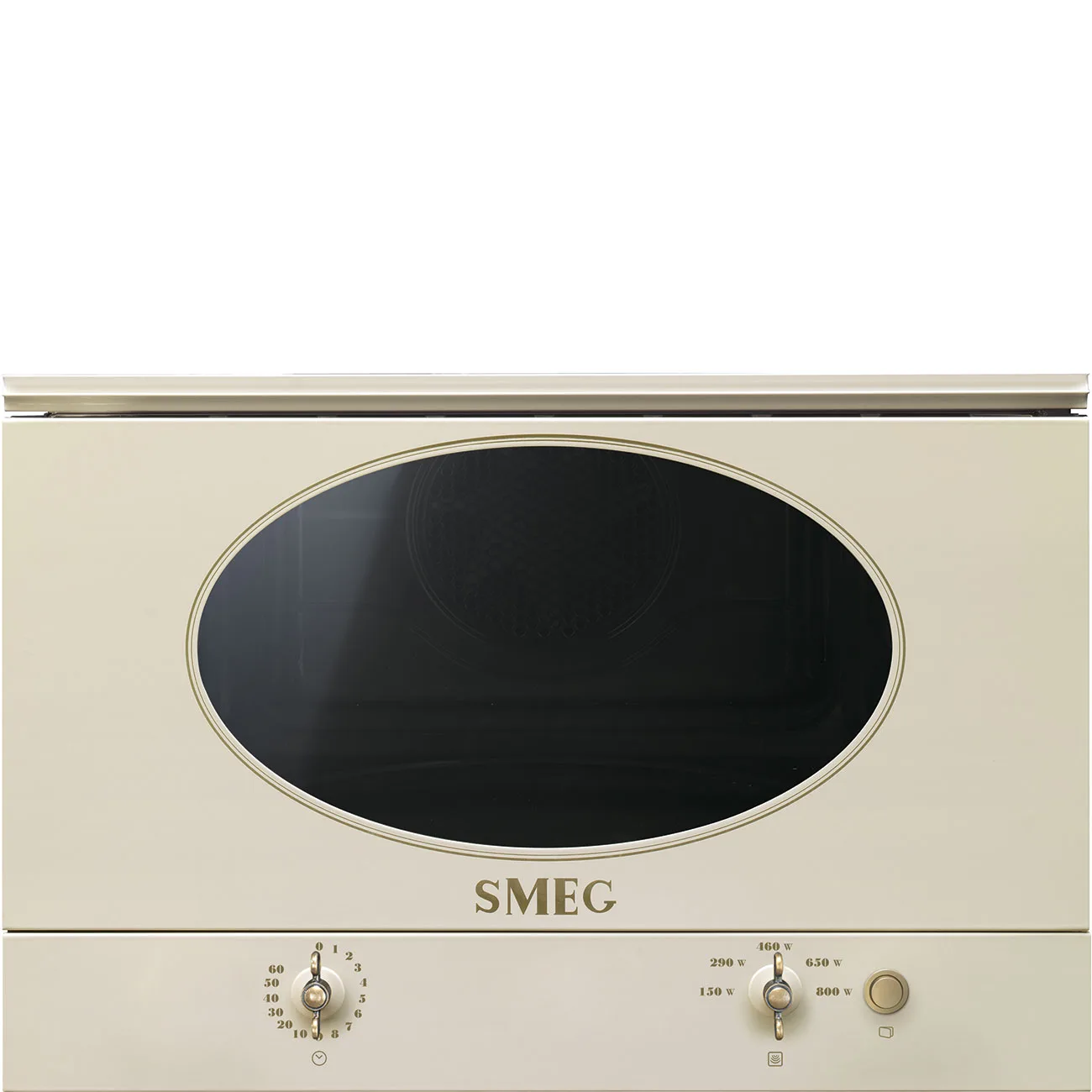 Smeg MP822NPO Colonial Mikrodalga H:38 cm. Krem Rustik Est.