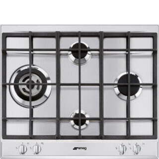 Smeg P261XGH Gazlı Ocak 60 cm. Çelik