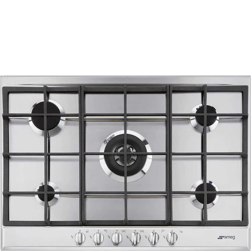 Smeg P272XGH Gazlı Ocak 72 cm. Çelik