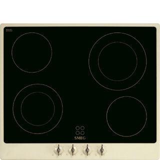 Smeg P864PO Colonial Elektrikli Ocak 60 cm. Krem Rustik