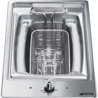 Smeg PGF30F Domino Klasik Seri Ankastre Fritöz 31 cm. Çelik