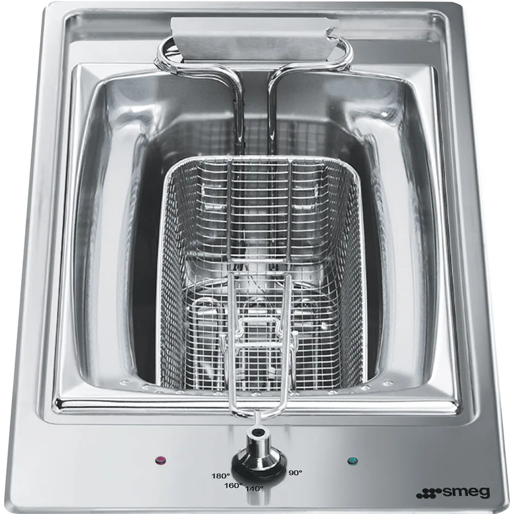 Smeg PGF30F Domino Klasik Seri Ankastre Fritöz 31 cm. Çelik