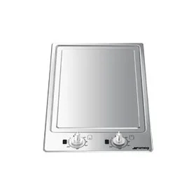 Smeg PGF30T-1 Domino Klasik Seri Ankastre Tepenyaki 31 cm. Çelik - Görsel 2