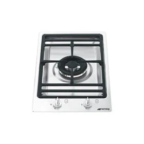 Smeg PGF31G-1 Domino Klasik Seri Ankastre 1 Wok Gözlü Gazlı Ocak 31 cm. Çelik - Görsel 3
