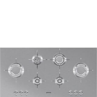 Smeg PXL6106 D.S.N. Blade-Alev Gazlı Ocak 100 cm. Çelik