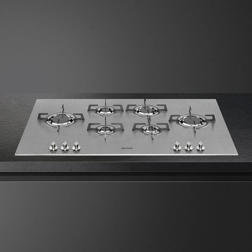 Smeg PXL6106 D.S.N. Blade-Alev Gazlı Ocak 100 cm. Çelik - Görsel 2