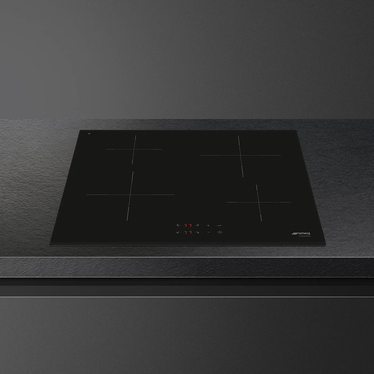 Smeg SI2641D Cam Seramik İndüksiyonlu Ocak 60 cm. Siyah - Görsel 2