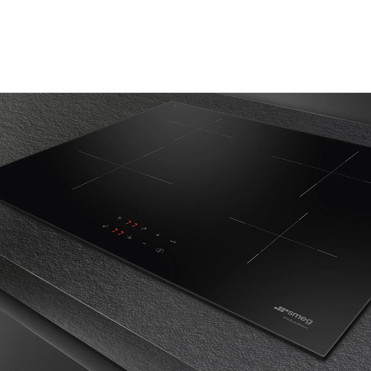 Smeg SI2641D Cam Seramik İndüksiyonlu Ocak 60 cm. Siyah - Görsel 3