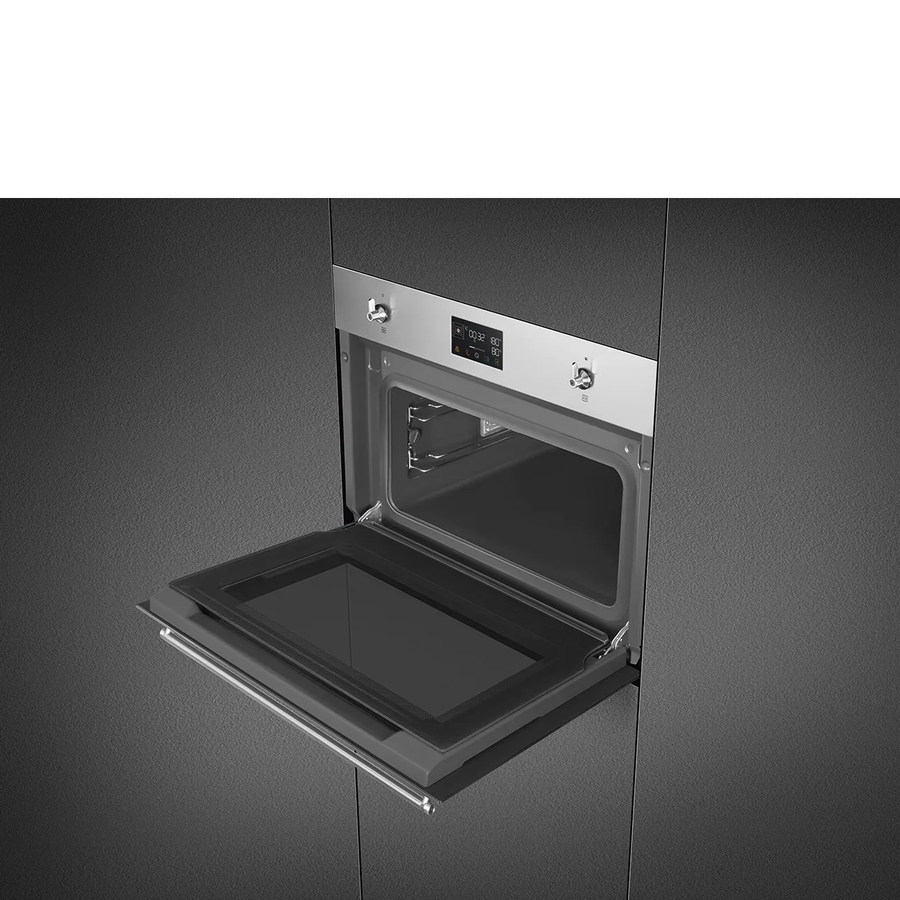 Smeg SO4302S3X Klasik Seri Galileo Steam100 Kombi %100 Buharlı Fırın H:45 cm. Çelik - Görsel 4