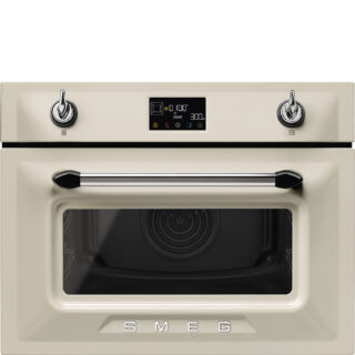 Smeg SO4902M1P Victoria Galileo Kombi Mikrodalga Fırın Krem
