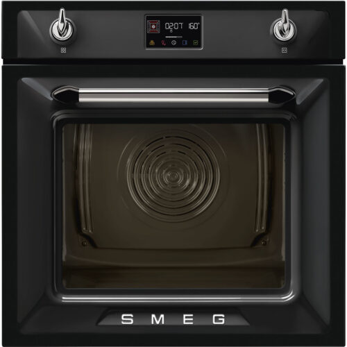Smeg SOP6902S2PN Victoria Galileo Kombi %20-40 Buhar Destekli Pirolitik H:60 cm.Fırın Siyah