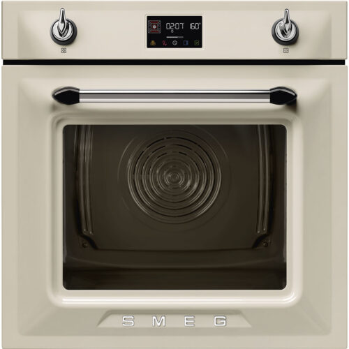 Smeg SOP6902S2PP Victoria Galileo Kombi %20-40 Buhar Destekli Pirolitik H:60 cm.Fırın Krem