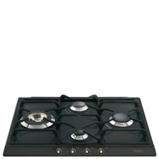 Smeg SR764AO Cortina Gazlı Ocak 60 cm. Antrasit Rustik