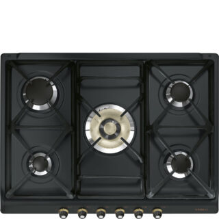 Smeg SR775AO Cortina Gazlı Ocak 70 cm. Antrasit Rustik