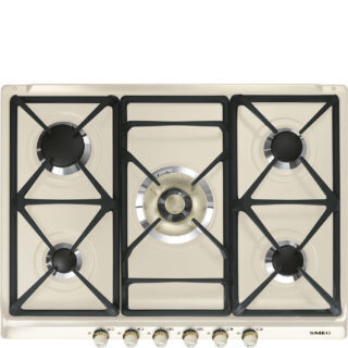 Smeg SR775PO Cortina Gazlı Ocak 70 cm. Krem Rustik