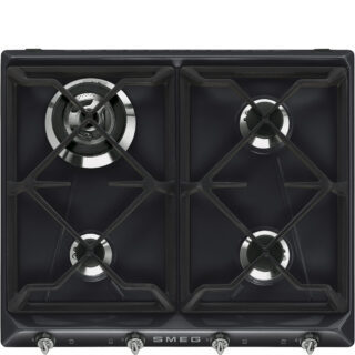 Smeg SR964NGH Victoria Gazlı Ocak 60 cm. Siyah