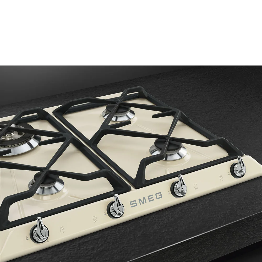 Smeg SR964PGH Victoria Gazlı Ocak 60 cm. Krem - Görsel 2
