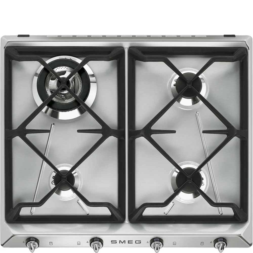 Smeg SR964XGH Victoria Gazlı Ocak 60 cm. Çelik
