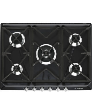 Smeg SR975NGH Victoria Gazlı Ocak 70 cm. Siyah