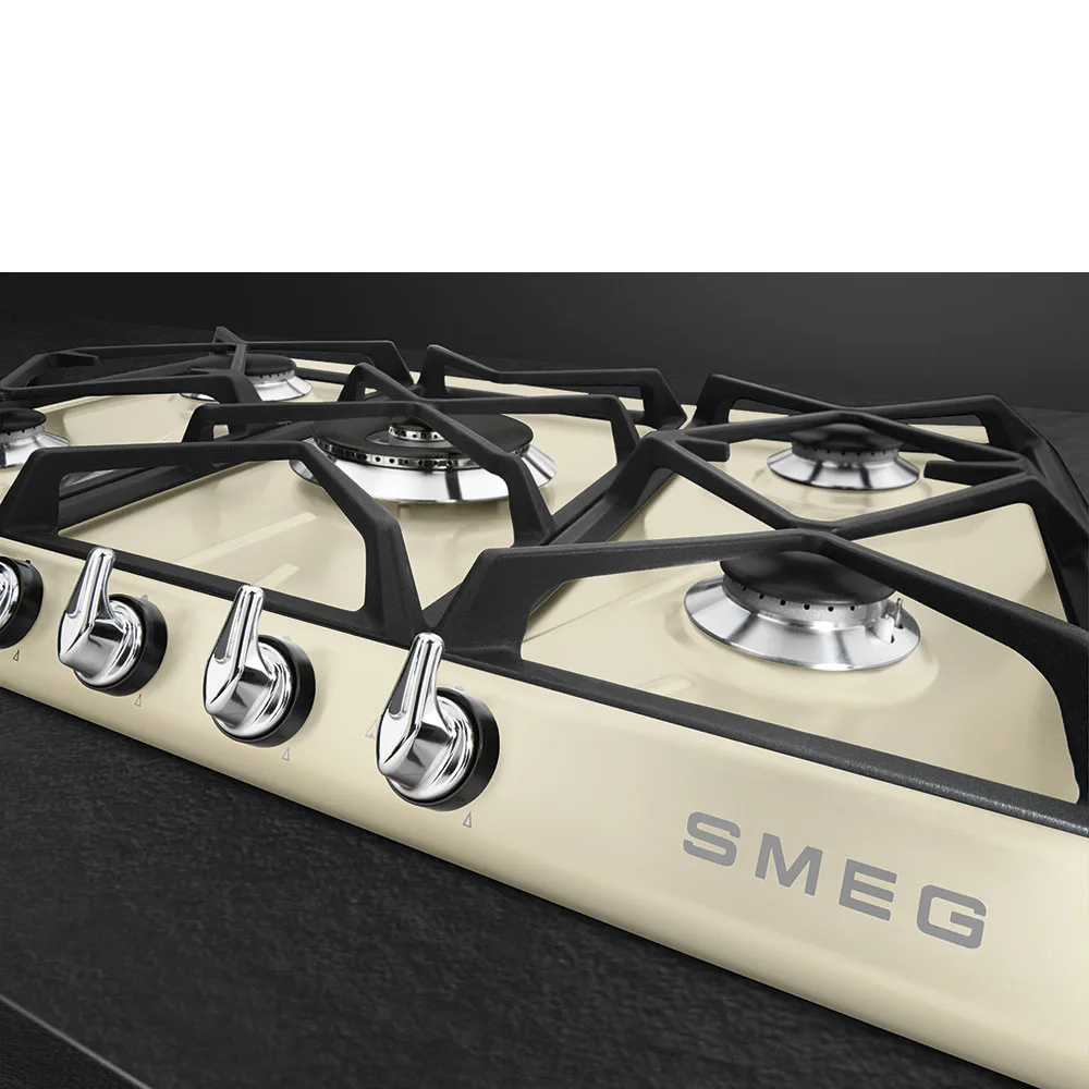 Smeg SR975PGH Victoria Gazlı Ocak 70 cm. Krem - Görsel 2