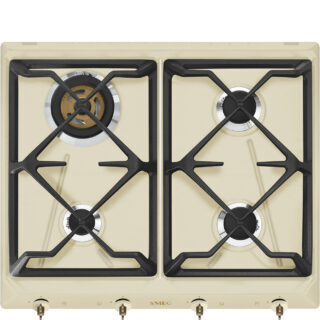 Smeg SRV864POGH Colonial Gazlı Ocak 60 cm. Krem Rustik