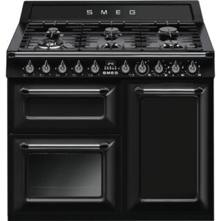 Smeg TR103BL Victoria Gazlı Kuzine 100 cm. Siyah