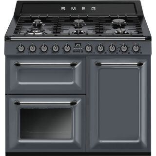 Smeg TR103GR Victoria Gazlı Kuzine 100 cm. Barut Gri