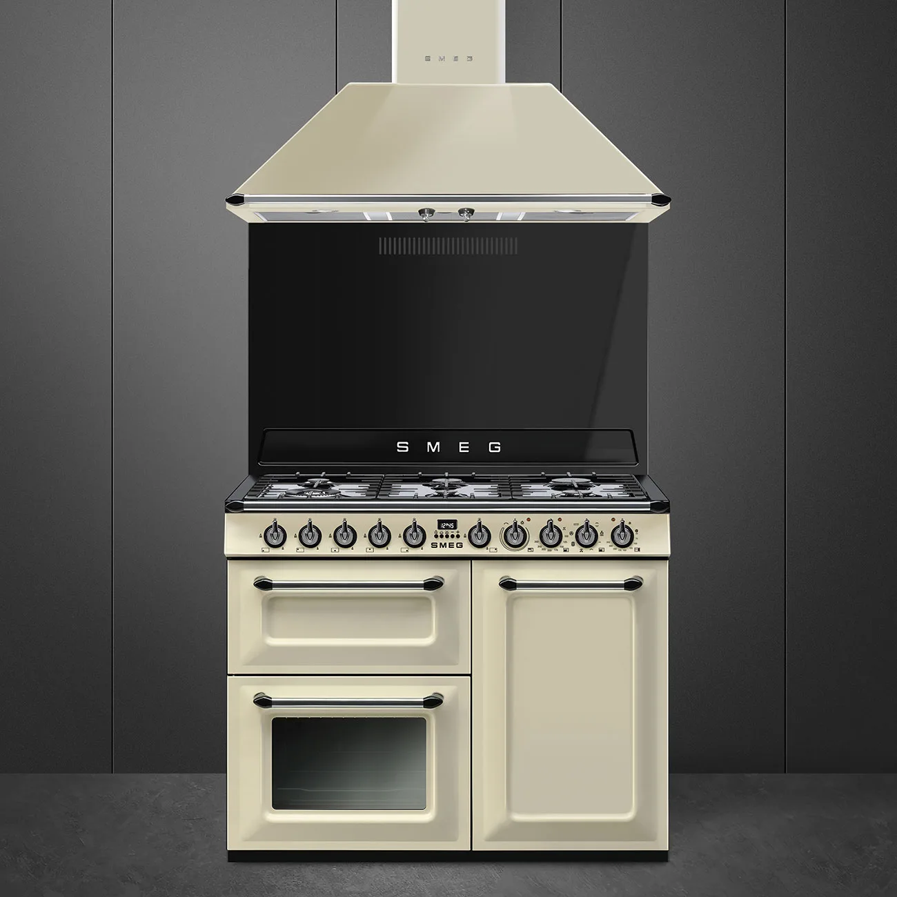 Smeg TR103P Victoria Gazlı Kuzine 100 cm. Krem - Görsel 3