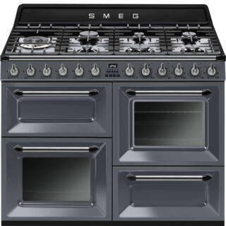 Smeg TR4110GR Victoria Gazlı Kuzine 110 cm. Barut Grisi
