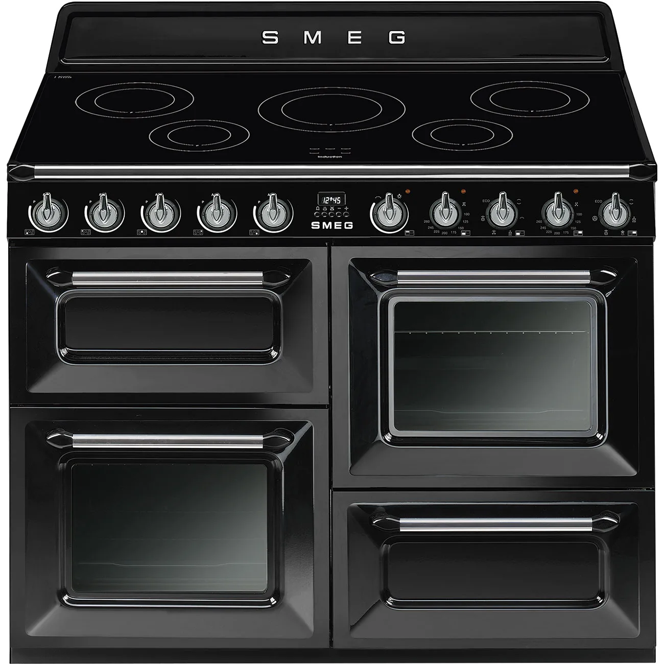 Smeg TR4110IBL2 Victoria İndüksiyonlu Kuzine 110 cm. Siyah