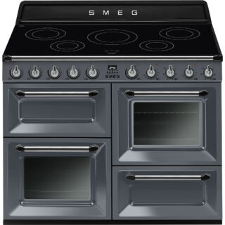 Smeg TR4110IGR2 Victoria İndüksiyonlu Kuzine 110 cm. Barut Gri
