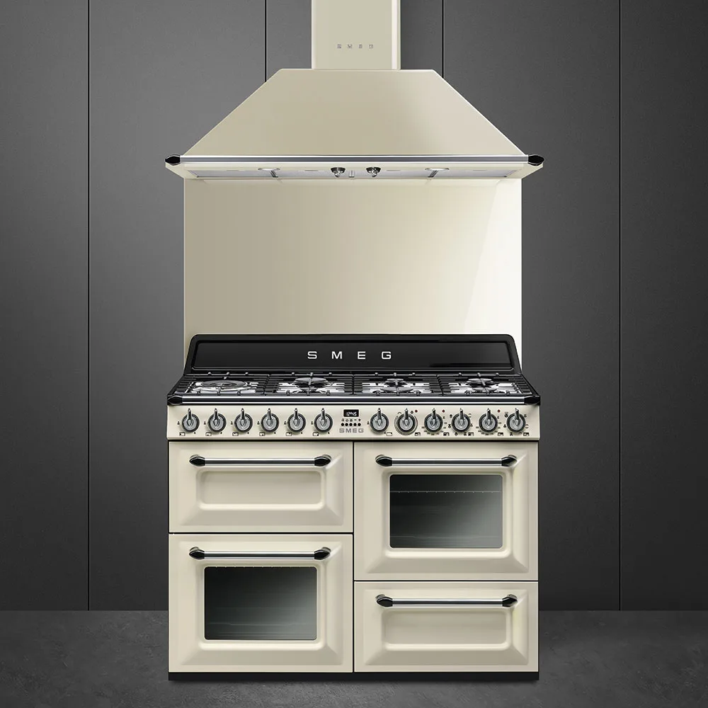 Smeg TR4110P1 Victoria Gazlı Kuzine 110 cm. Krem - Görsel 4