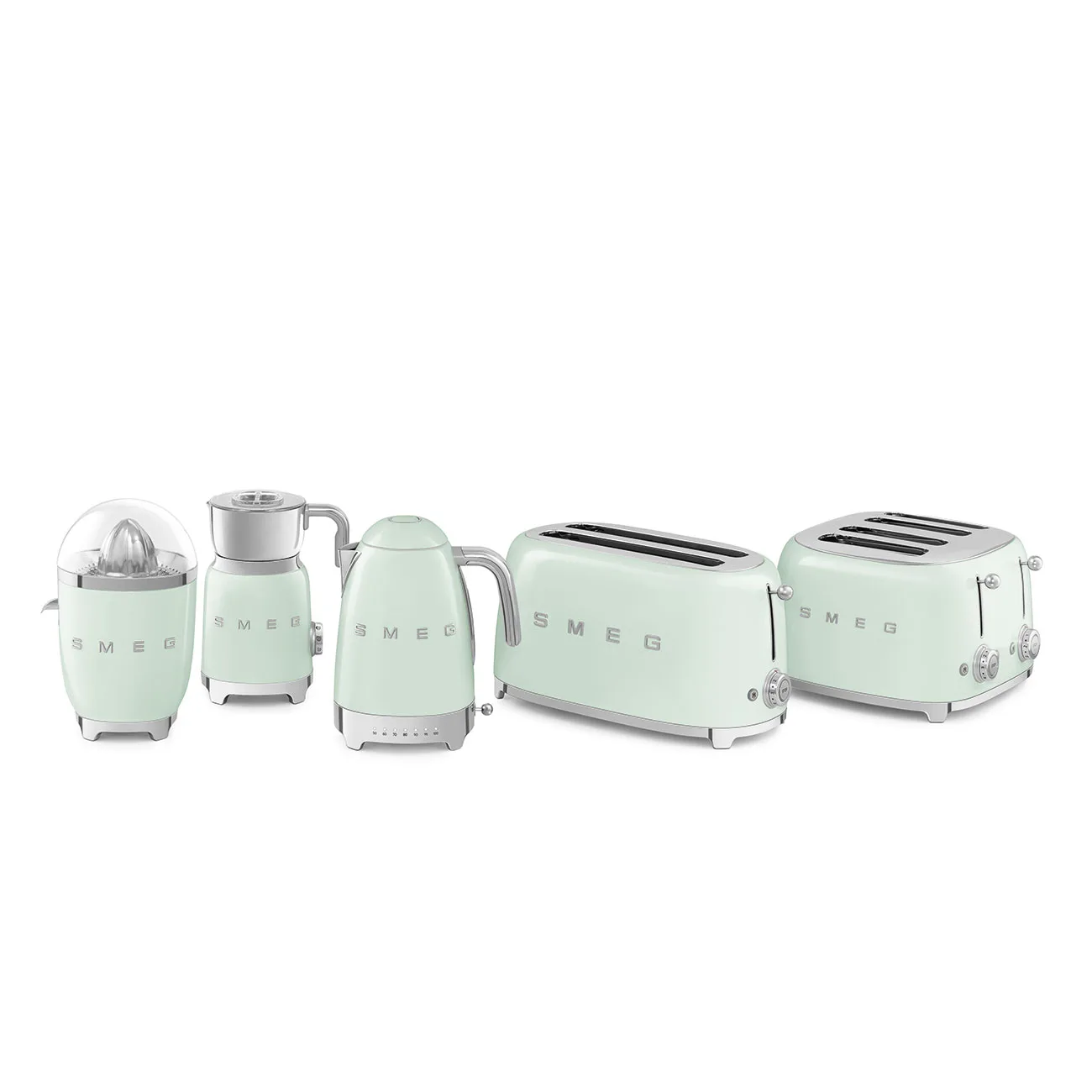 Smeg TSF02PGEU 2 X 2 Dilim Ekmek Kızartma Pastel Yeşil - Görsel 4