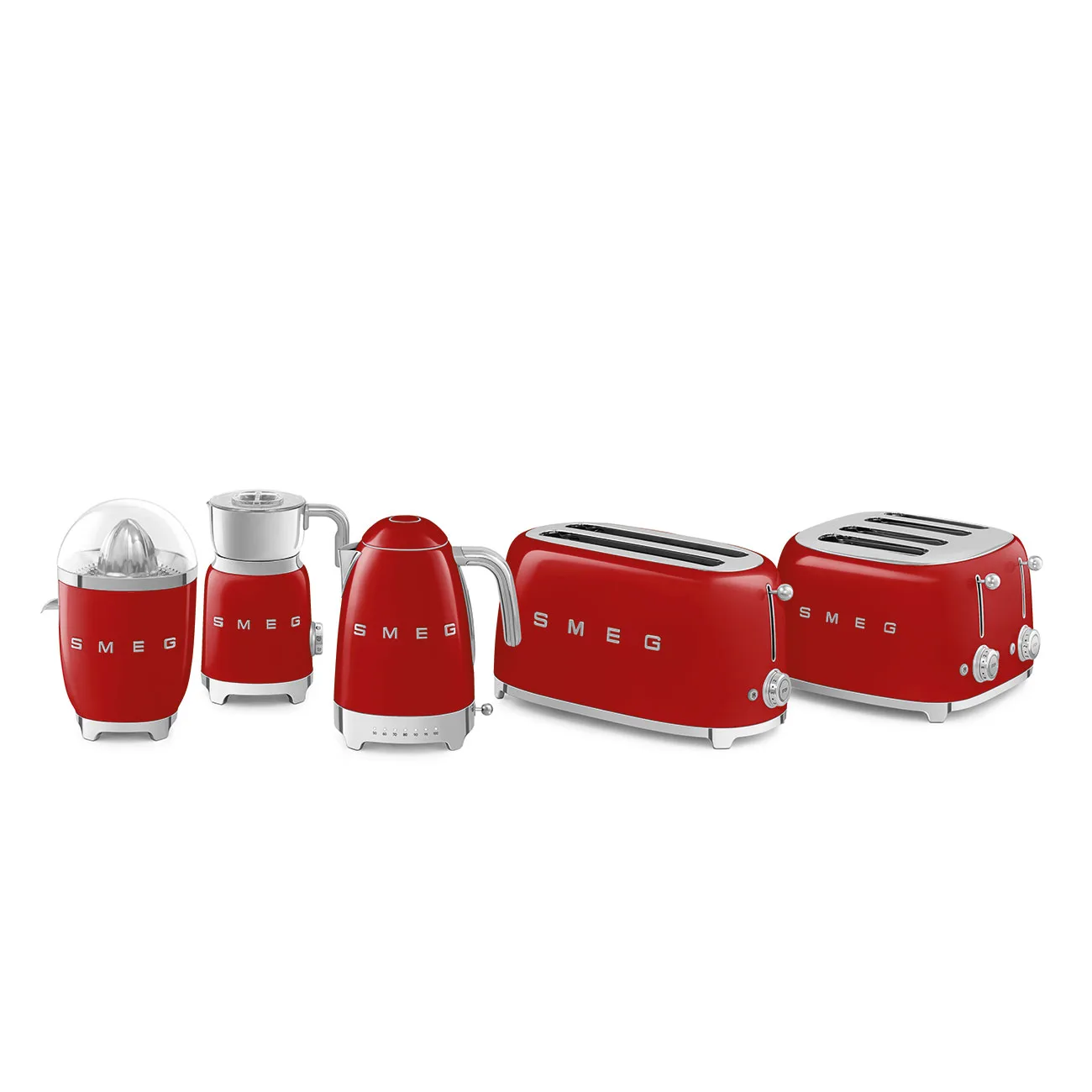 Smeg TSF02RDEU 2 X 2 Dilim Ekmek Kızartma Kırmızı - Görsel 4