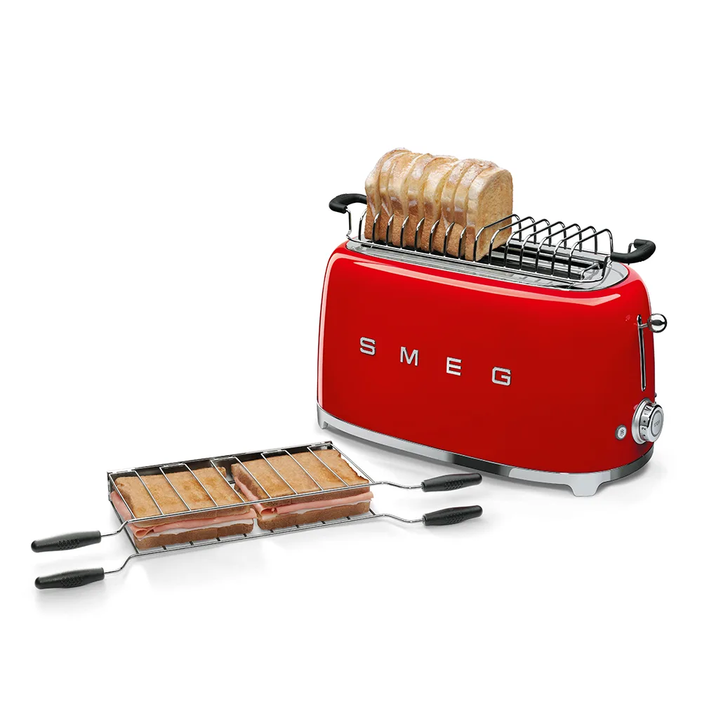 Smeg TSF02RDEU 2 X 2 Dilim Ekmek Kızartma Kırmızı - Görsel 3