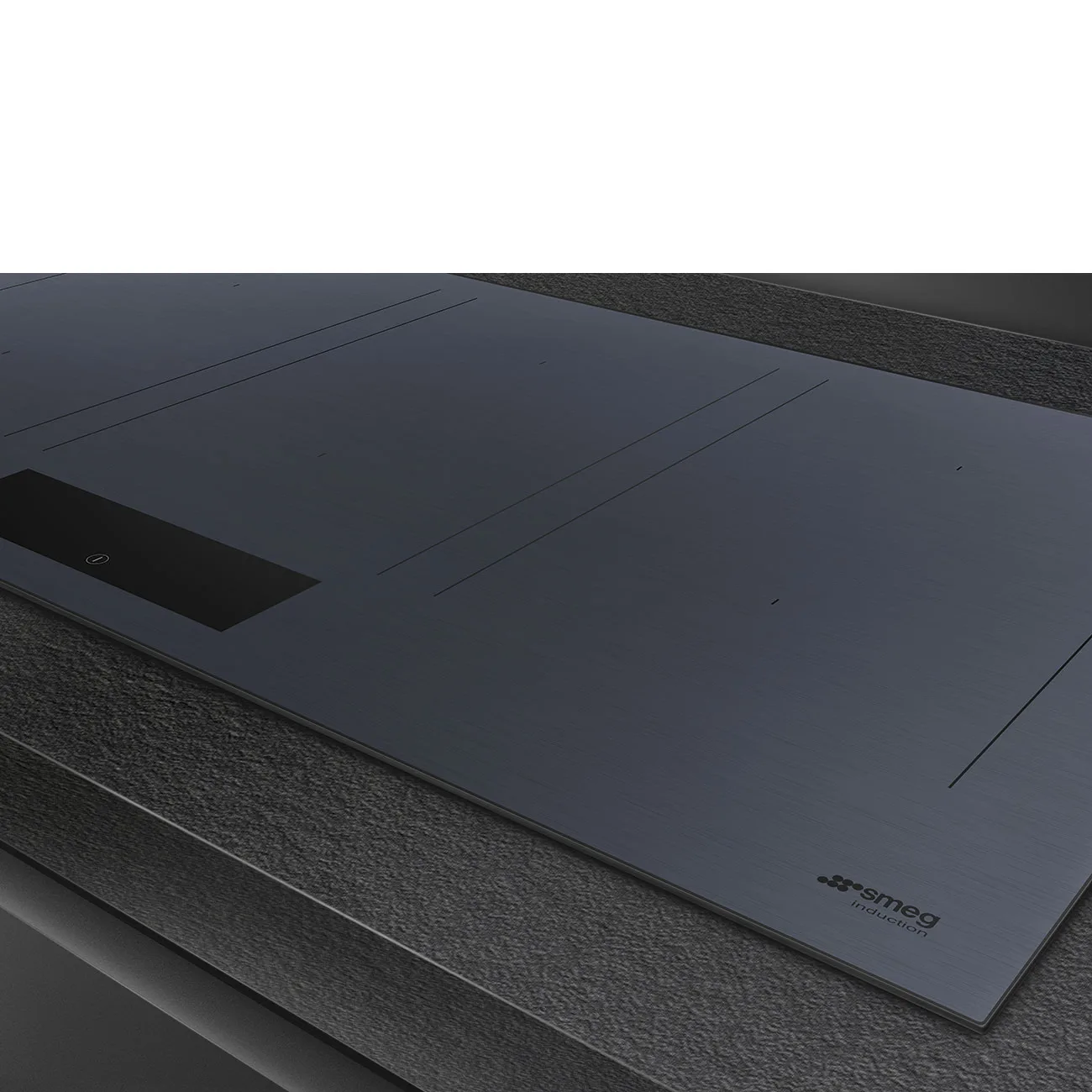 Smeg SIM1964DG Linea Autovent Multizone İndüksiyonlu Ocak 90 cm. Neptun Grey - Görsel 4