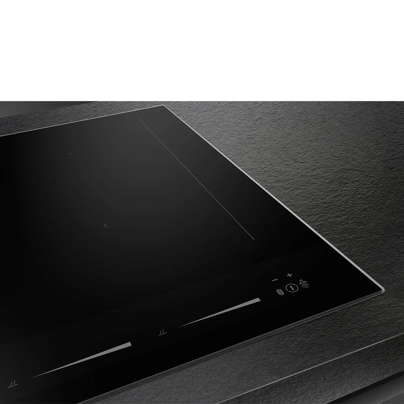 Smeg SIM1964D Linea Autovent Multizone İndüksiyonlu Ocak 90 cm. Siyah - Görsel 3
