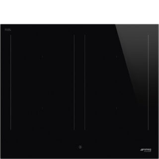 Smeg SIM3644D Cam Seramik İndüksiyonlu Ocak 60 cm. Siyah
