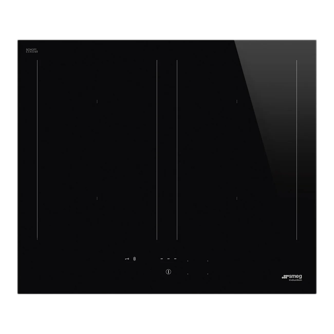 Smeg SIM3644D Cam Seramik İndüksiyonlu Ocak 60 cm. Siyah - Görsel 6