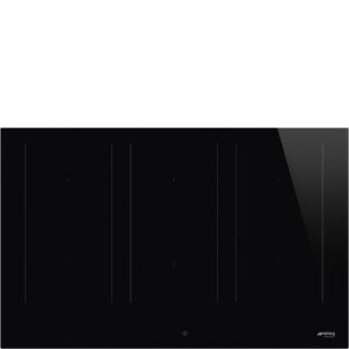 Smeg SIM3864D Cam Seramik İndüksiyonlu Ocak 80 cm. Siyah
