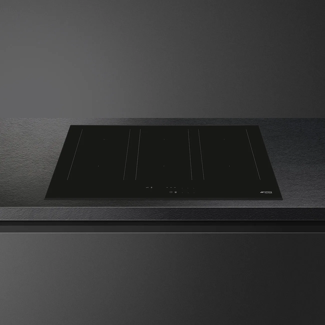 Smeg SIM3864D Cam Seramik İndüksiyonlu Ocak 80 cm. Siyah - Görsel 2