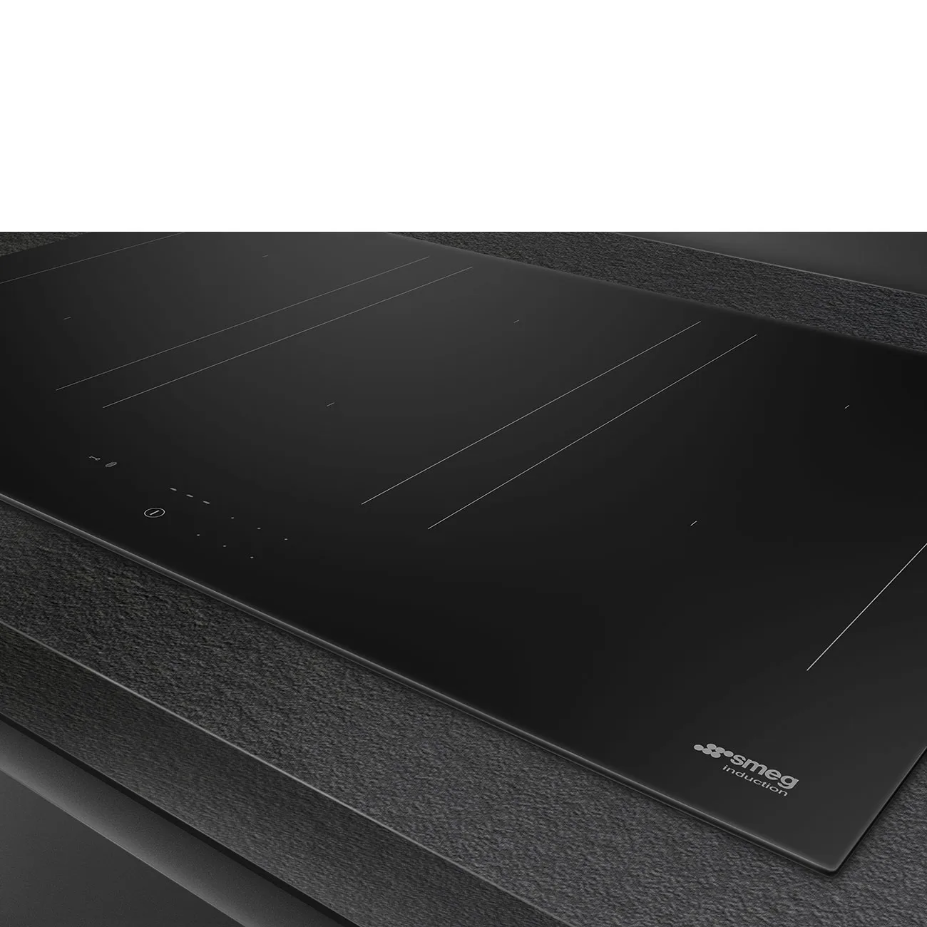Smeg SIM3864D Cam Seramik İndüksiyonlu Ocak 80 cm. Siyah - Görsel 3