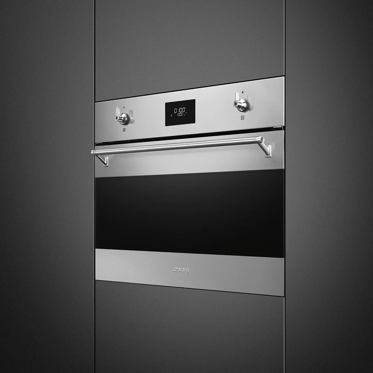Smeg SO4301M0X Klasik Seri Galileo Mikrodalga Fırın ve Izgara H:45 cm. Çelik - Görsel 2