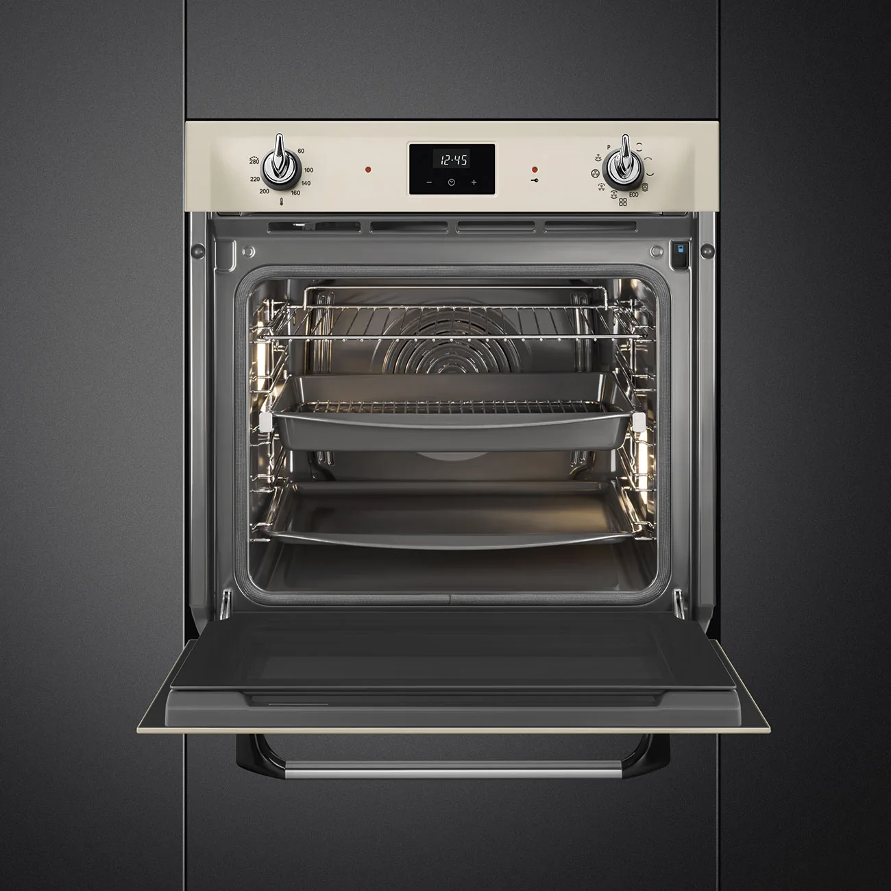 Smeg SOP6900TP Victoria Galileo H:60 cm.Fırın Krem - Görsel 8