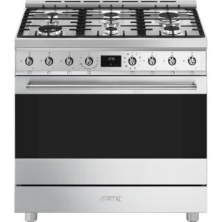 Smeg C9GMX2 Klasik Seri Kuzine 90 cm. Çelik