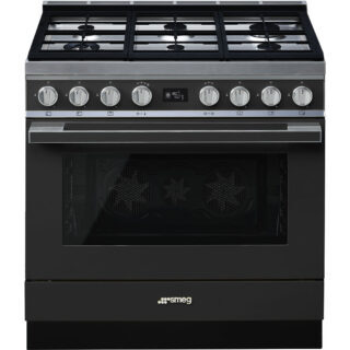 Smeg CPF9GPAN Portofino Tek Fırınlı Kuzine 90 cm. Pirolitik Antrasit