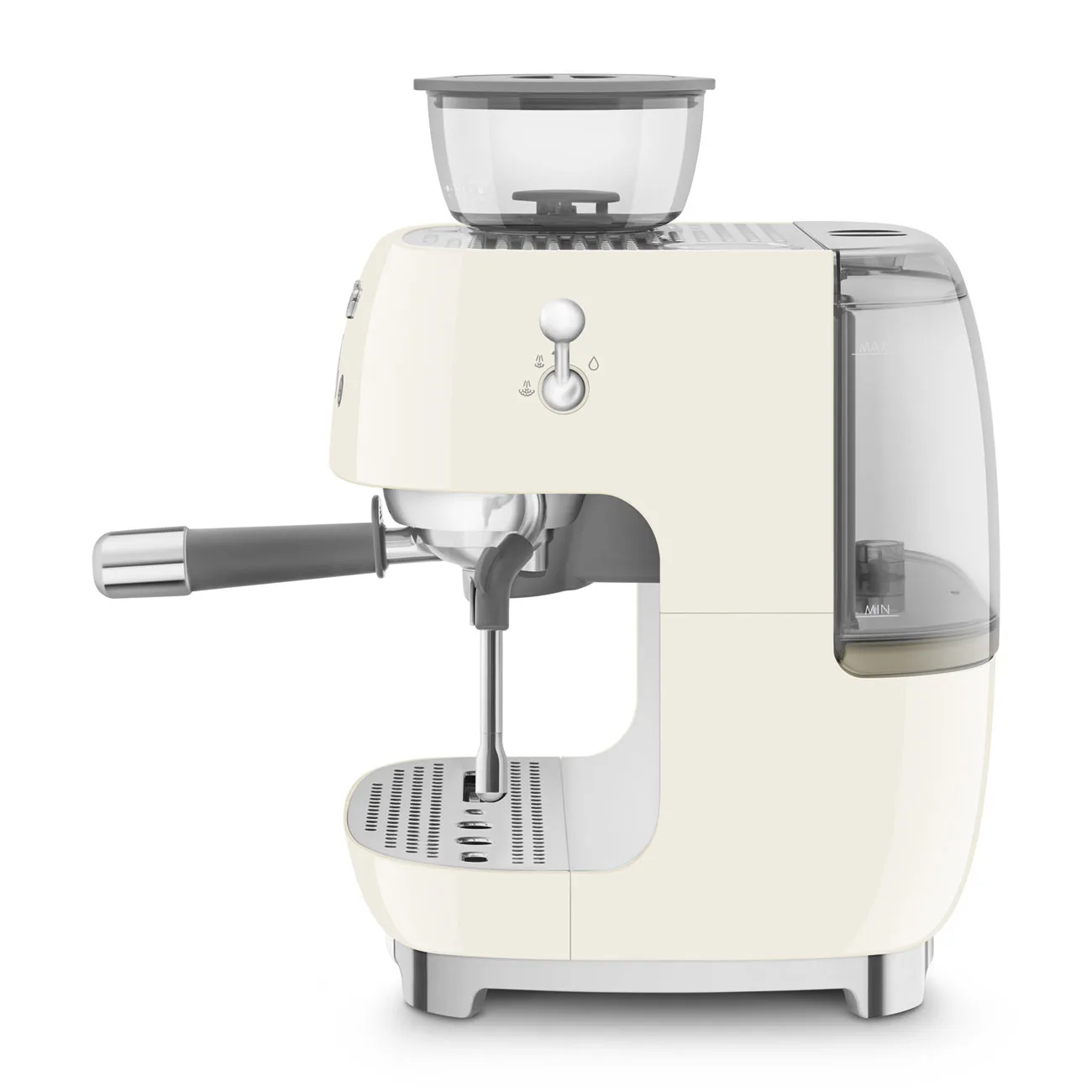Smeg EGF03CREU Öğütücülü Espresso Makinesi Krem - Görsel 2