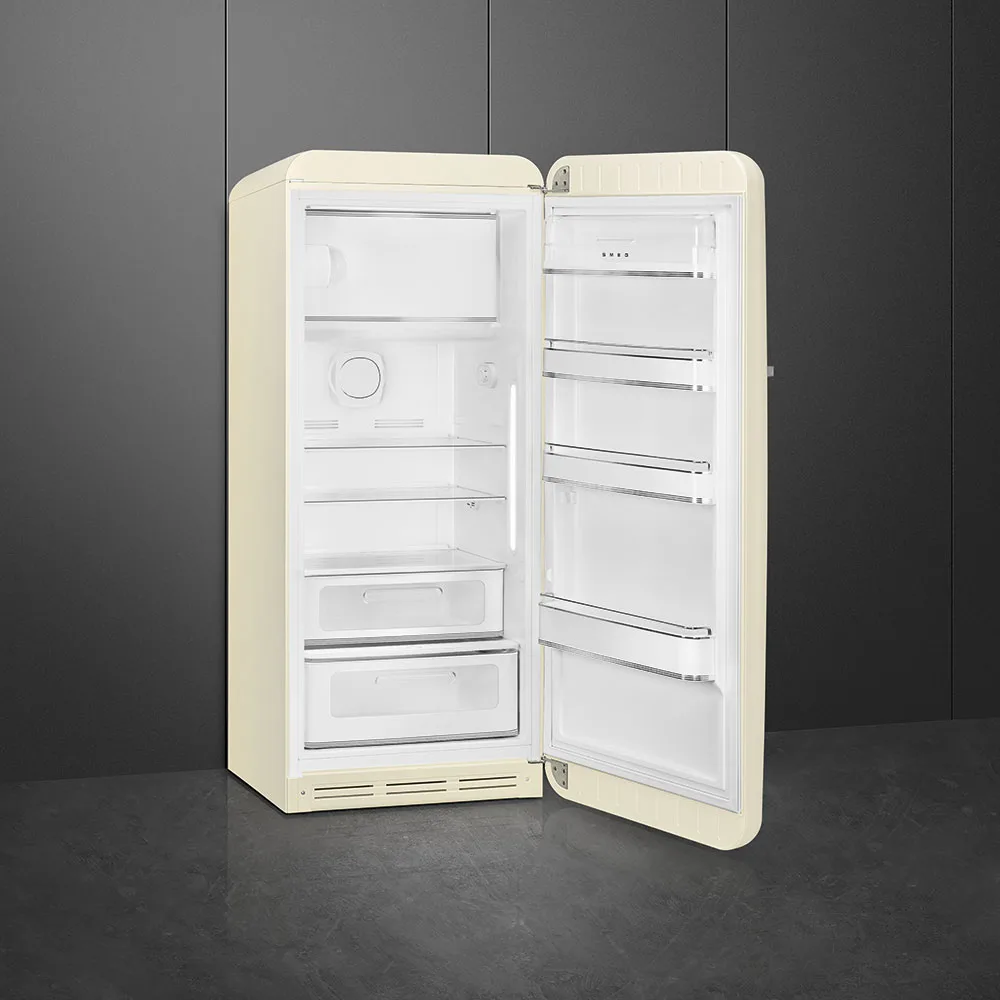 Smeg FAB28RCR5 Retro Tek Kapılı Buzdolabı,Krem Sağ Menteşe - Görsel 2