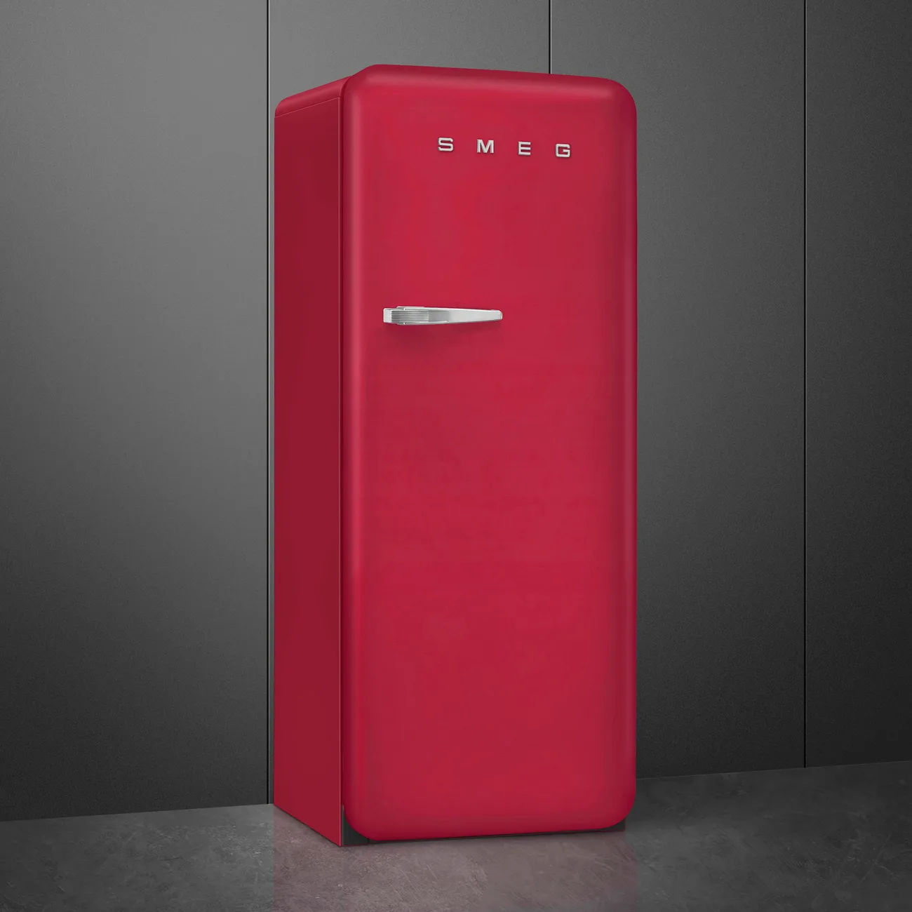 Smeg FAB28RDRB5 Retro Özel Seri Tek Kapılı Buzdolabı Ruby Red Sağ Menteşe - Görsel 2